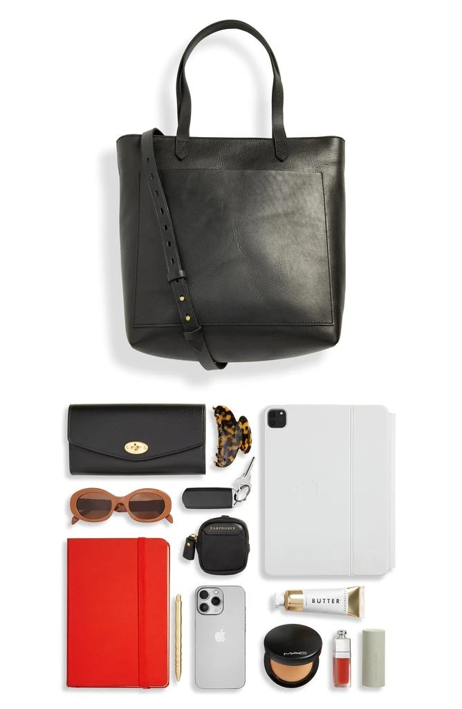 The Zip-Top Medium Transport Leather Tote 商品