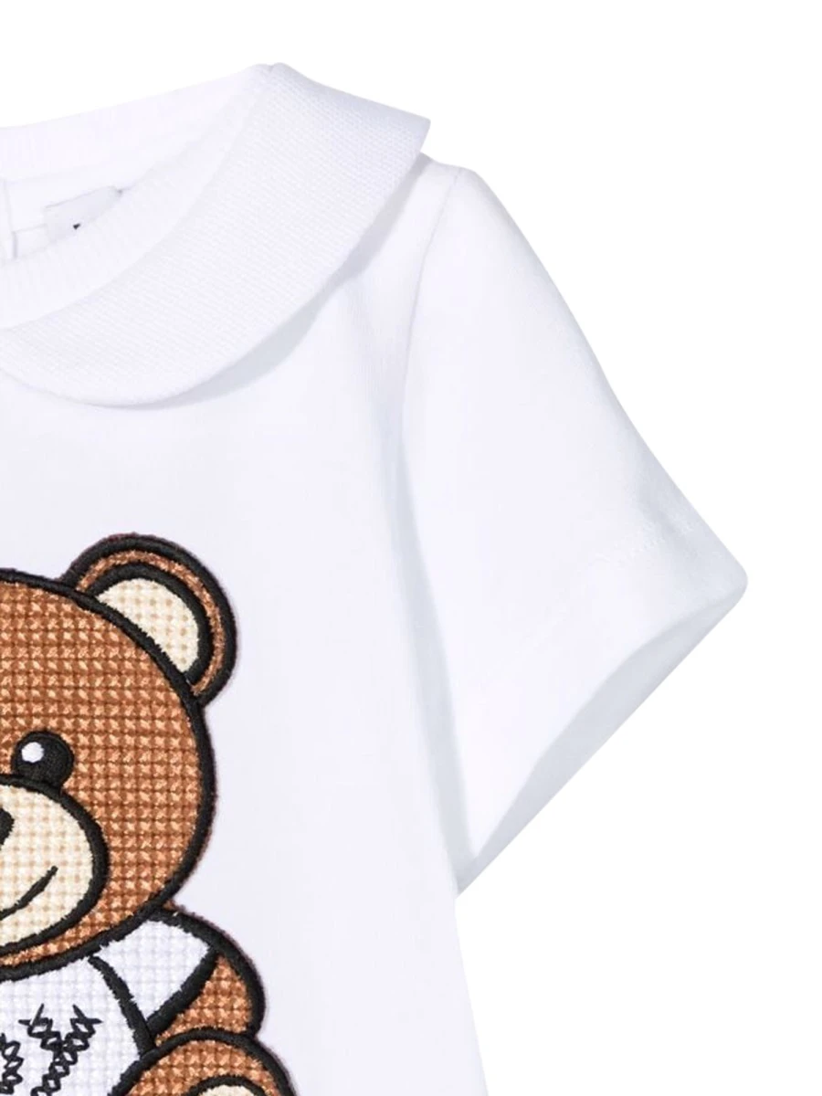 商品【商品预售7天】 Moschino|Moschino 男童套装 MMY023BLBA0010101 白色,价格¥603,第4张图片详细描述