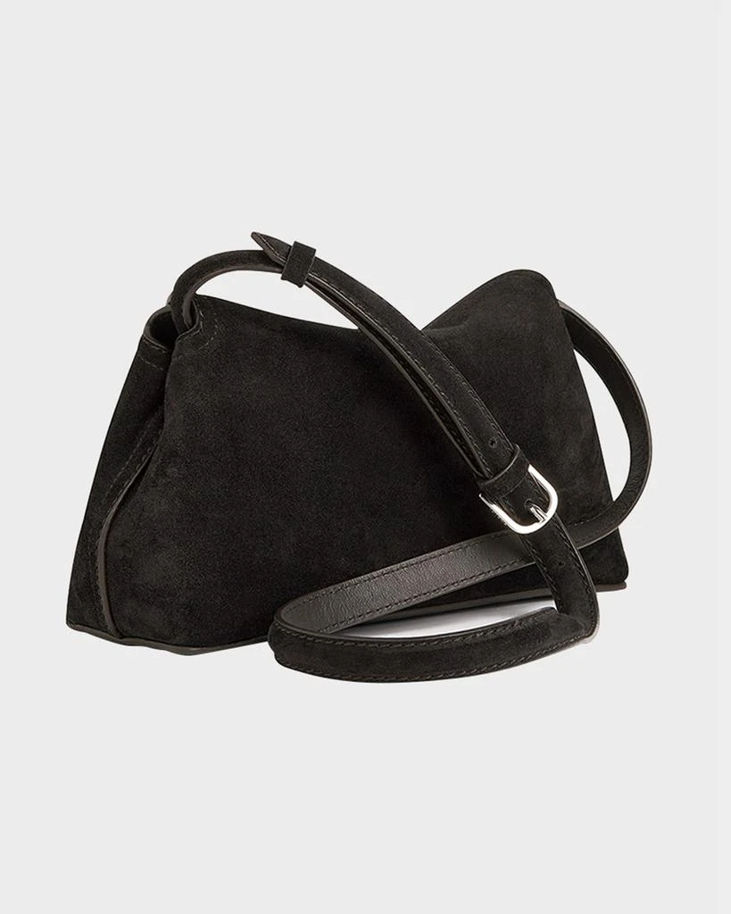 商品Totême|T-Lock Clutch Bag in Smooth Suede,价格¥7518,第3张图片详细描述