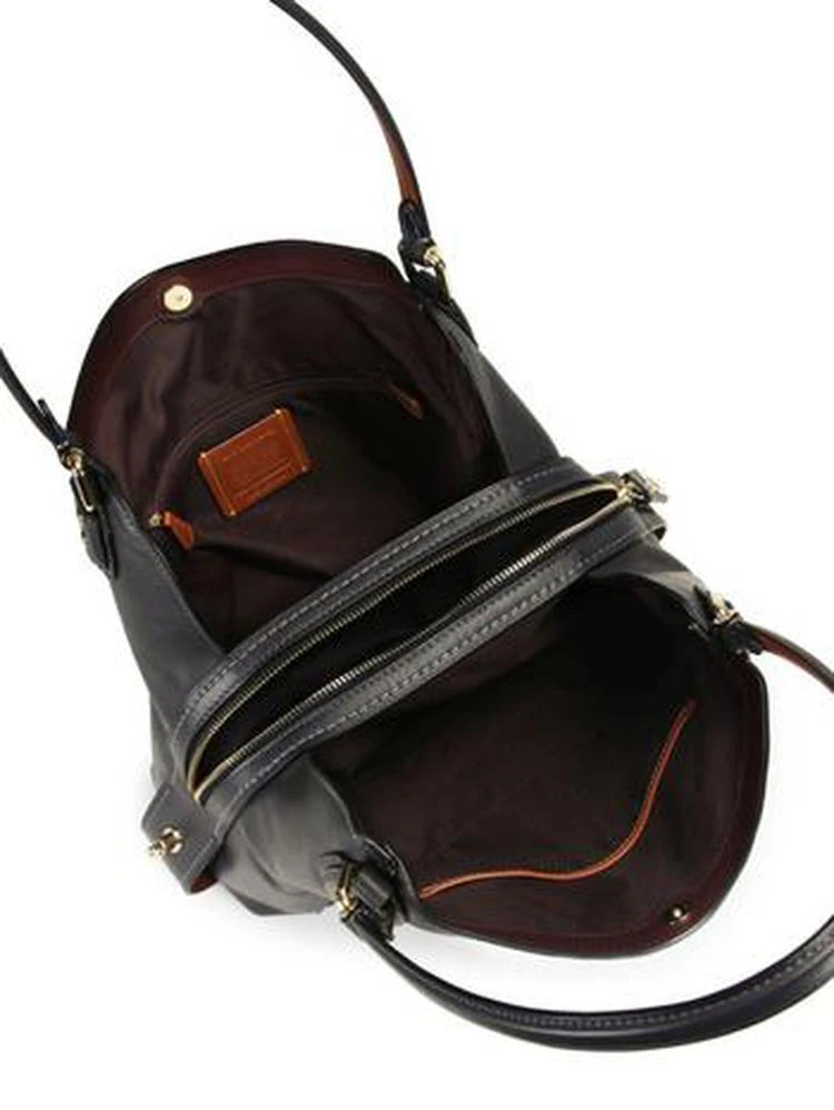 商品Coach|Edie Coated Leather Canvas Shoulder Bag,价格¥2635,第2张图片详细描述