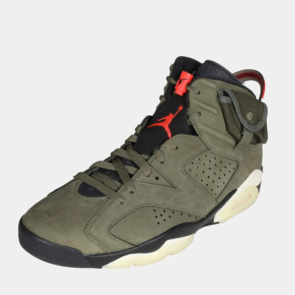 商品[二手商品] Jordan|Travis Scott x Air Jordan 6 Retro Cactus Jack Sneakers US 11 EU 45,价格¥5645,第2张图片详细描述