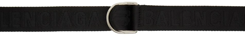 商品Balenciaga|Black D-Ring Belt,价格¥1604,第1张图片