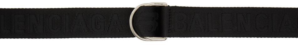 商品Balenciaga|Black D-Ring Belt,价格¥1580,第1张图片