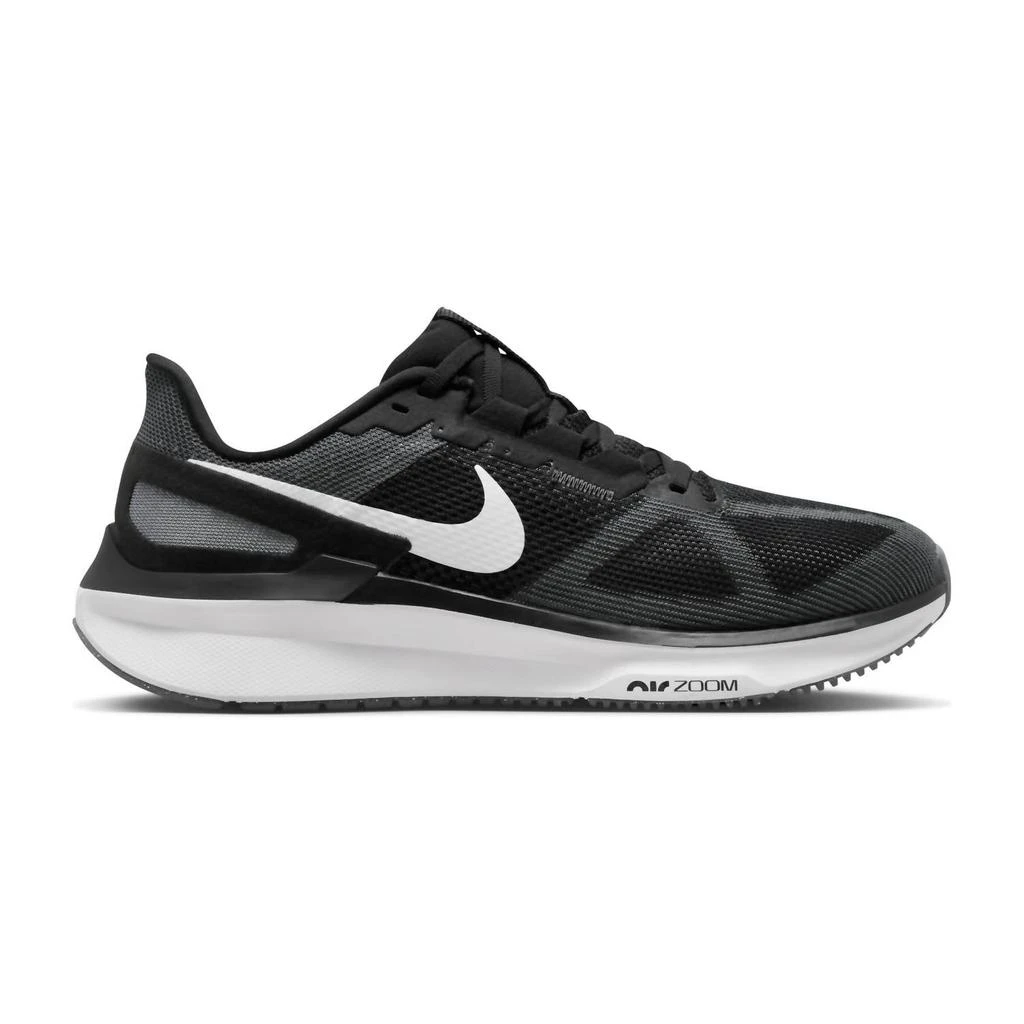 商品NIKE|Men's Structure 25 Road Running Shoes In Black/white/dark Grey,价格¥1021,第1张图片