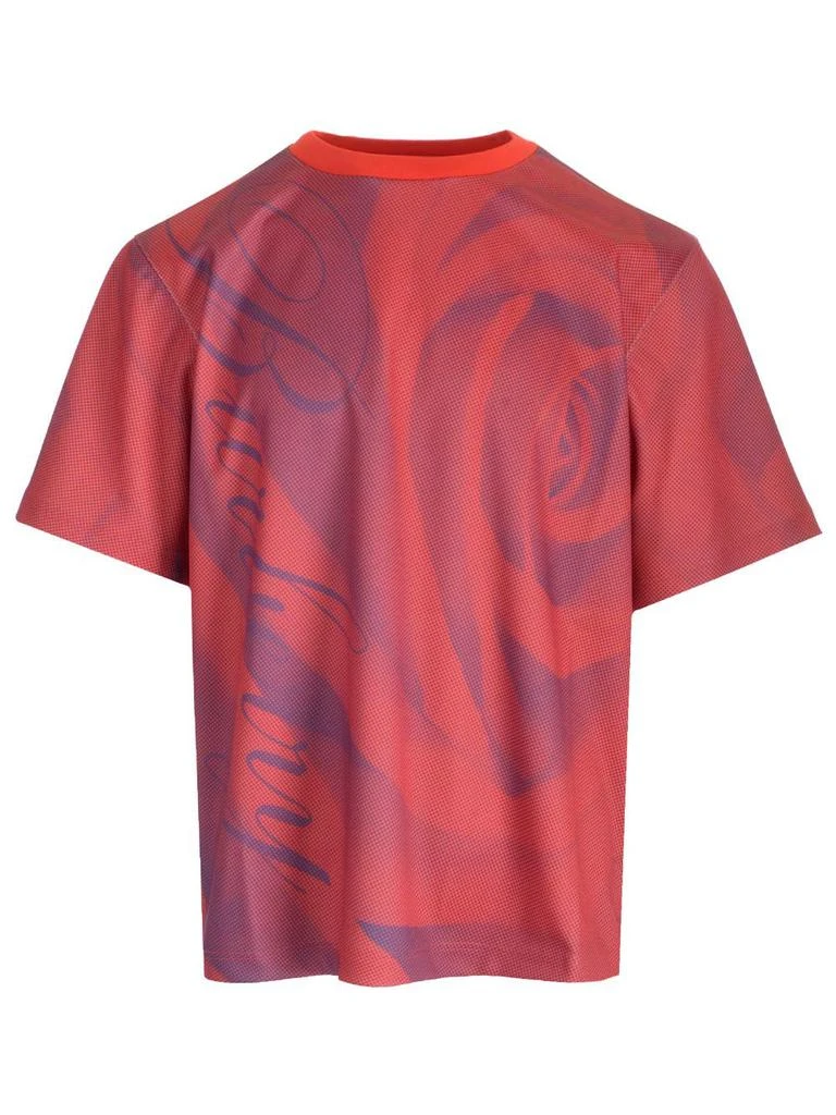 商品Burberry|Burberry Rose-Printed Short Sleeved Crewneck T-Shirt,价格¥2880,第1张图片