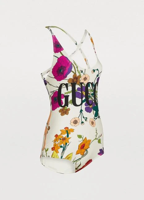 商品Gucci|Flora swimsuit,价格¥5511,第2张图片详细描述