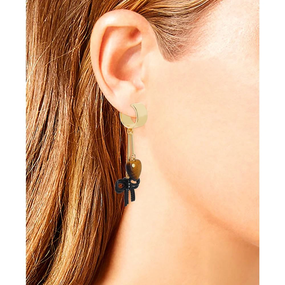 商品Coach|Gold-Tone Signature C Cherry & Mixed Charm Mismatch Earrings,价格¥500,第3张图片详细描述