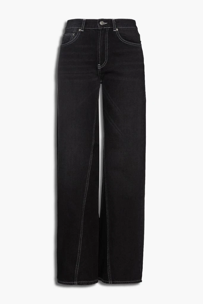 商品Ganni|High-rise wide-leg jeans,价格¥708,第1张图片