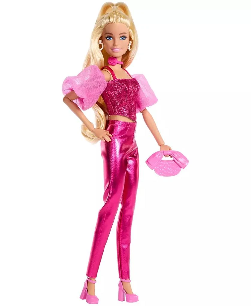 商品Barbie|Deluxe Style Fashion Doll 5 in Metallic Pink Outfit with Corset Top and Accessories,价格¥146,第5张图片详细描述