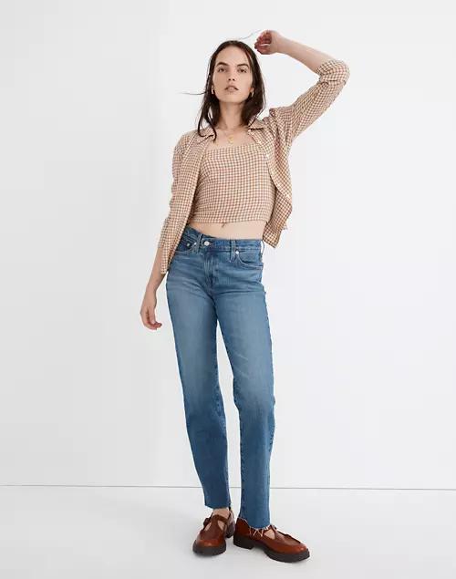 The Mid-Rise Perfect Vintage Straight Jean in Edgerton Wash: Criss Cross Edition商品第1张图片规格展示