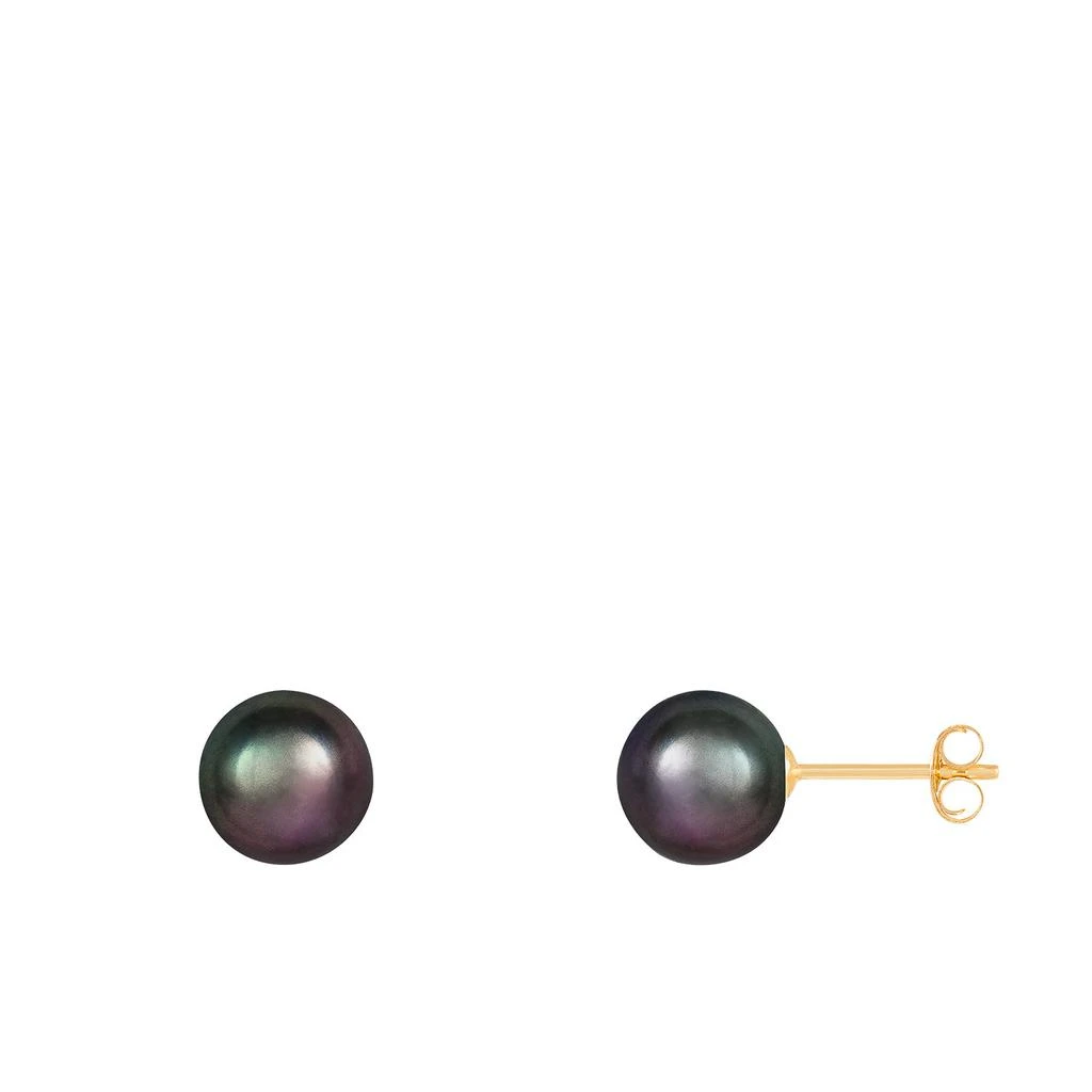 商品Splendid Pearls|14k Yellow Gold 7-7.5mm Pearl Earrings,价格¥370,第1张图片