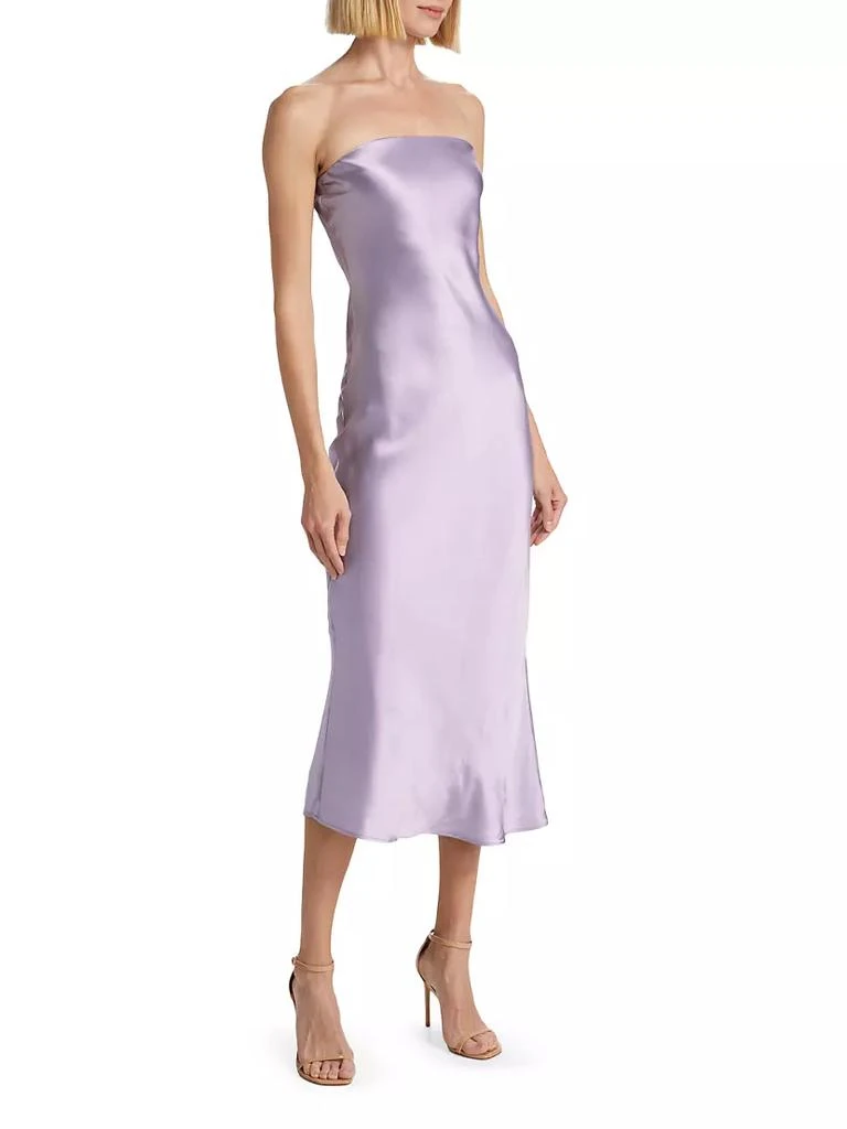 商品Reformation|Joana Silk Strapless Slip Midi-Dress,价格¥2046,第4张图片详细描述