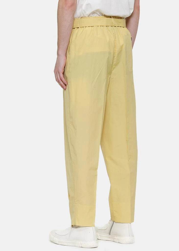 商品FEDERICO CURRADI|Federico Curradi Yellow Knotted Pants,价格¥1335,第2张图片详细描述