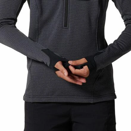 商品Mountain Hardwear|Polartec Power Grid Half-Zip Jacket - Women's,价格¥512,第3张图片详细描述