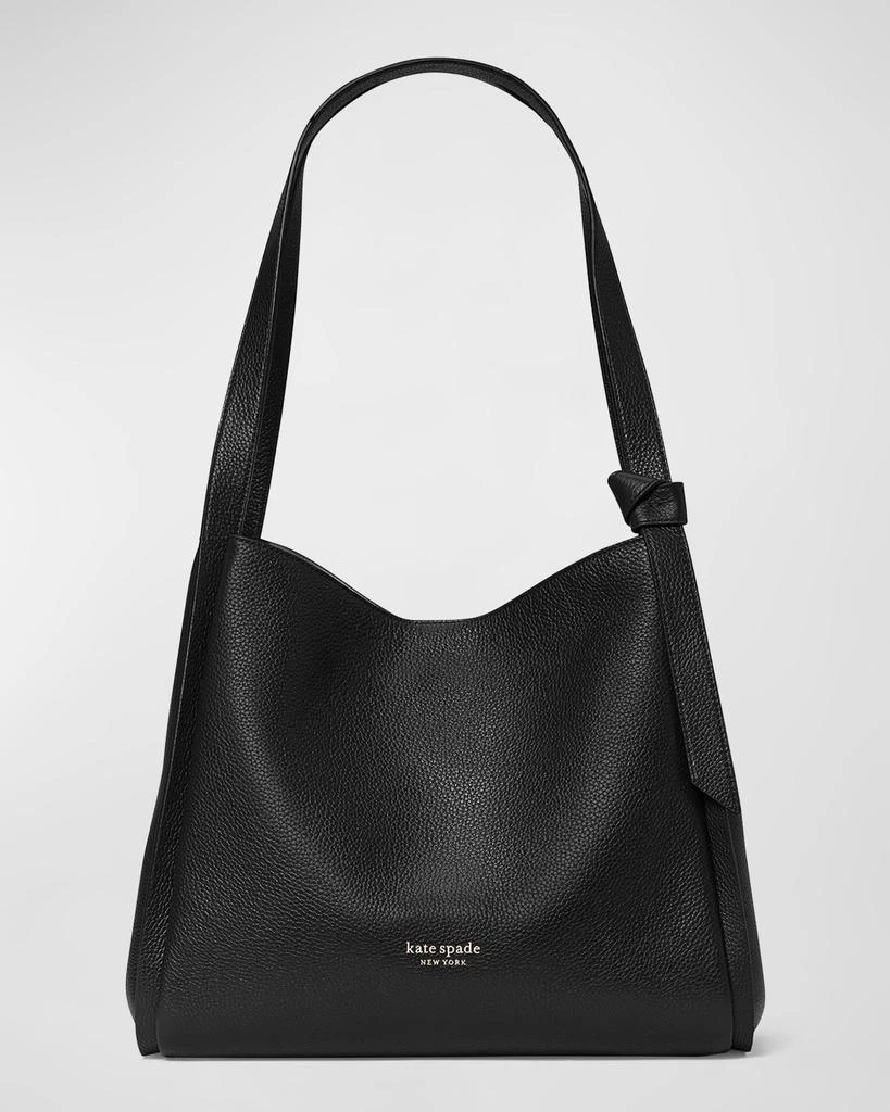 商品Kate Spade|large pebbled leather hobo shoulder bag,价格¥2983,第1张图片