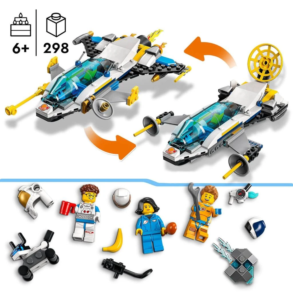 商品LEGO|LEGO City: Mars Spacecraft Exploration Missions App Set (60354),价格¥337,第4张图片详细描述