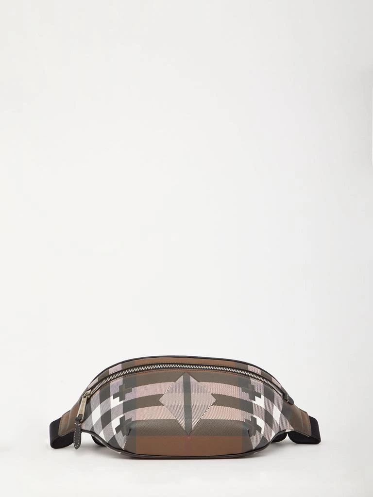 商品Burberry|Geometric Check bum bag,价格¥4693,第3张图片详细描述