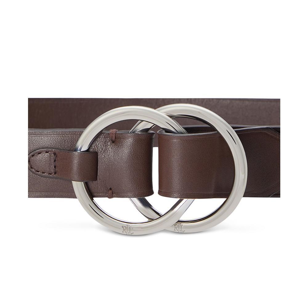商品Ralph Lauren|Women's Smooth Leather Bend-Back Belt,价格¥846,第6张图片详细描述