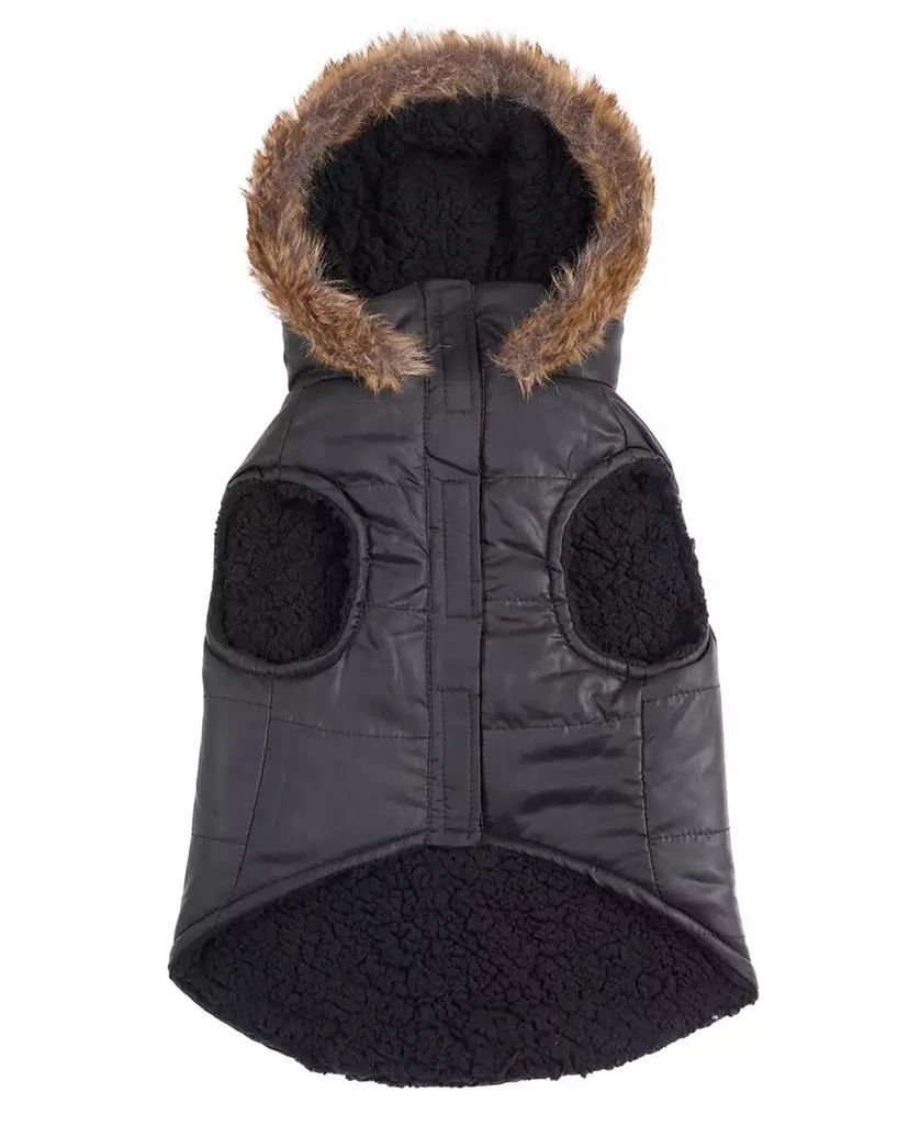 商品Juicy Couture|Faux Fur Hooded Pet Jacket for Dogs and Cats, Extra Small/Small,价格¥225,第2张图片详细描述