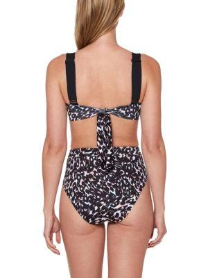 商品Sanctuary|Stay Cool Leopard Bikini Top,价格¥80,第2张图片详细描述