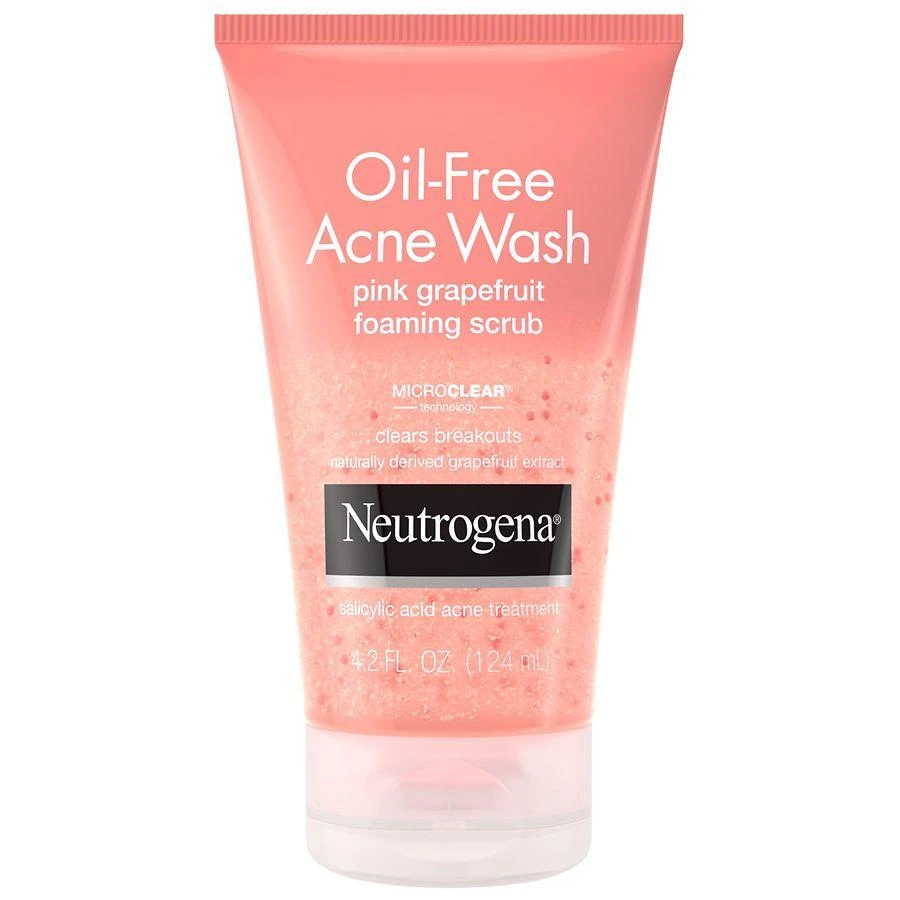 商品Neutrogena|Oil-Free Acne Wash Facial Scrub Pink Grapefruit,价格¥89,第1张图片