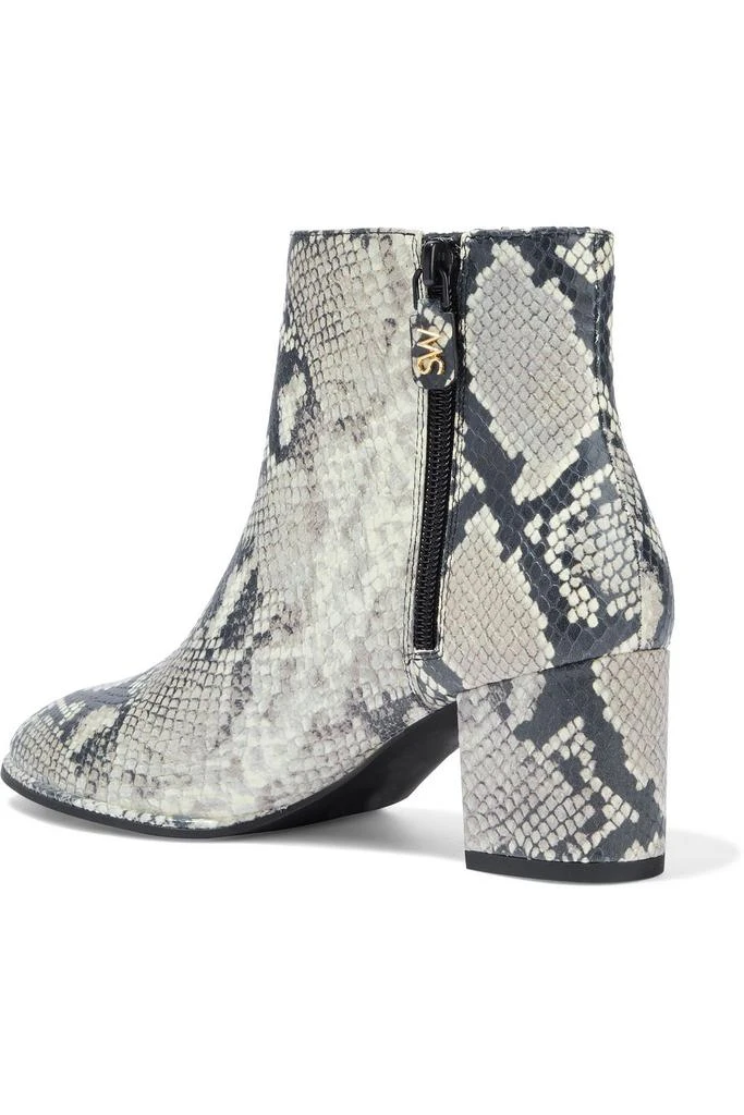 商品Stuart Weitzman|Kiandra snake-effect leather ankle boots,价格¥1524,第3张图片详细描述