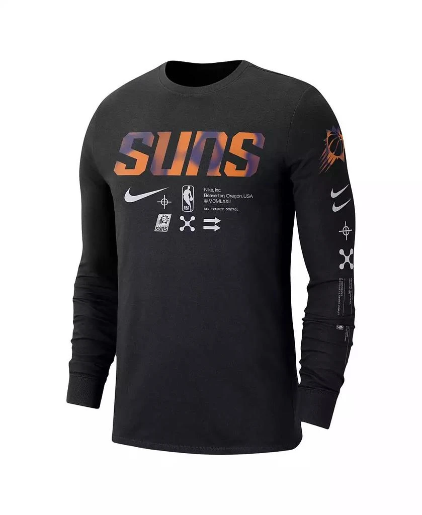 商品NIKE|Men's Black Phoenix Suns Essential Air Traffic Control Long Sleeve T-shirt,价格¥325,第2张图片详细描述