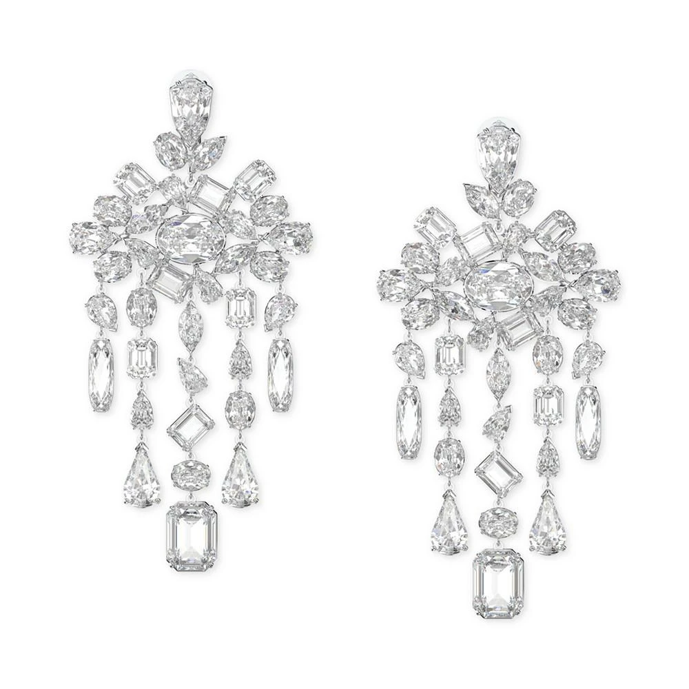 商品Swarovski|Silver-Tone Gema Crystal Chandelier Earrings,价格¥3663,第1张图片