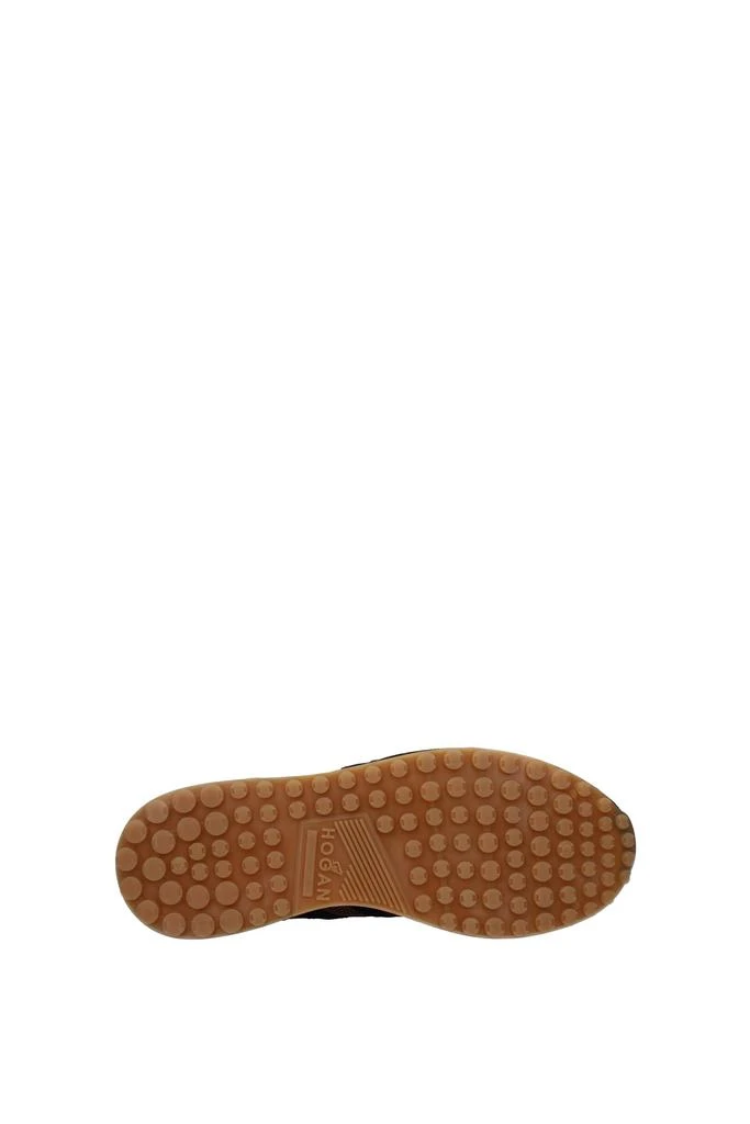 商品hogan|Sneakers h383 Fabric Brown Blue,价格¥1131,第5张图��片详细描述