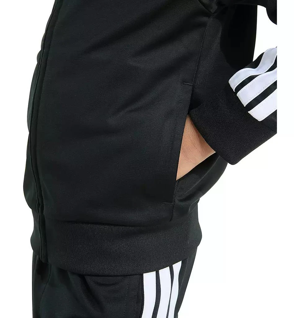 商品Adidas|Toddler & Little Boys Tricot Long-Sleeve Essential 3-Stripe Track Jacket & Pants, 2 Piece Set,价格¥287,第4张图片详细描述