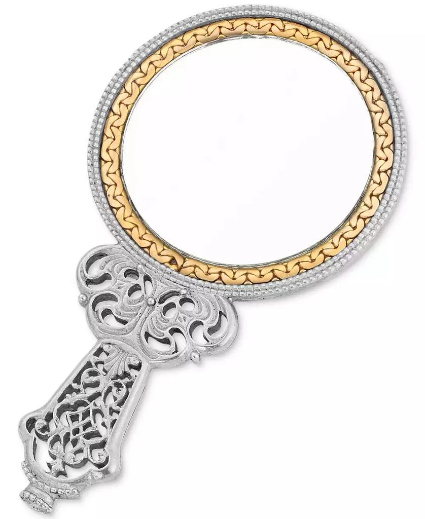 商品2028|Enamel Dark Blue Cats Handheld Mirror,价格¥445,第2张图片详细描述