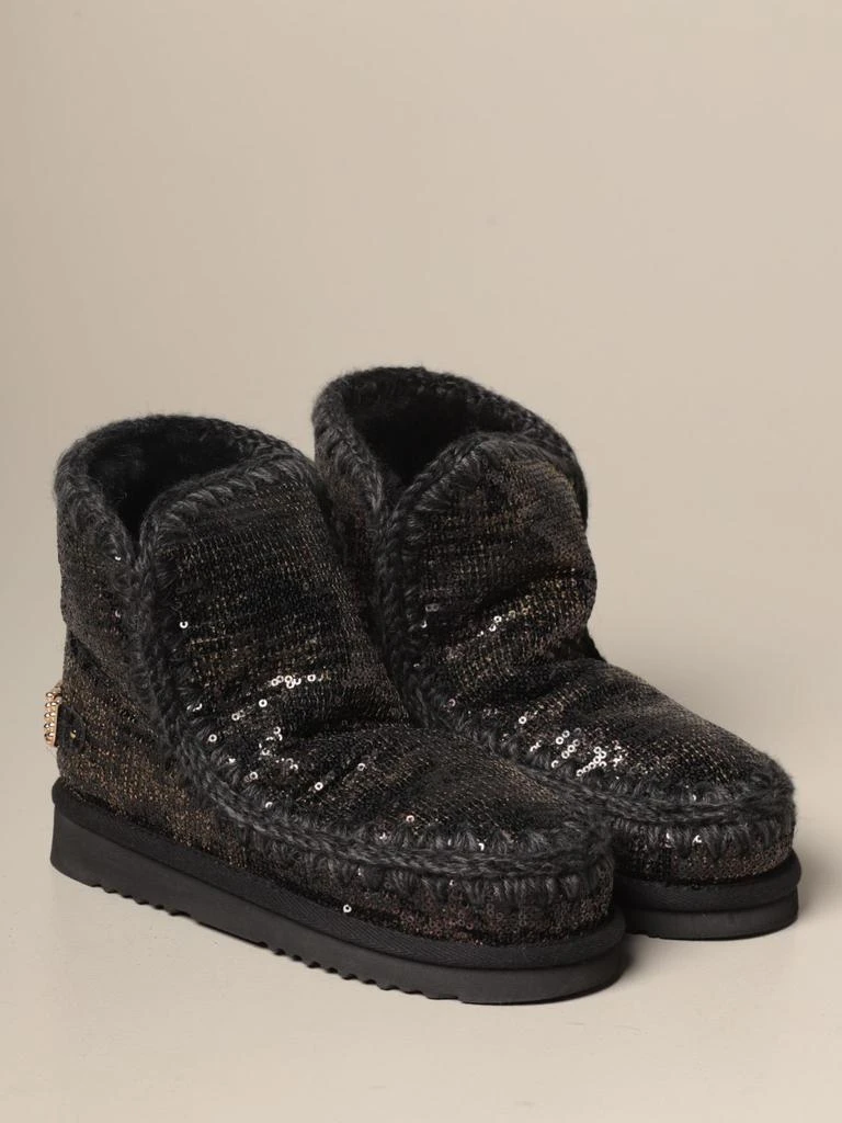 商品Mou|Eskimo Mou ankle boots with sequins,价格¥2405,第2张图片详细描述