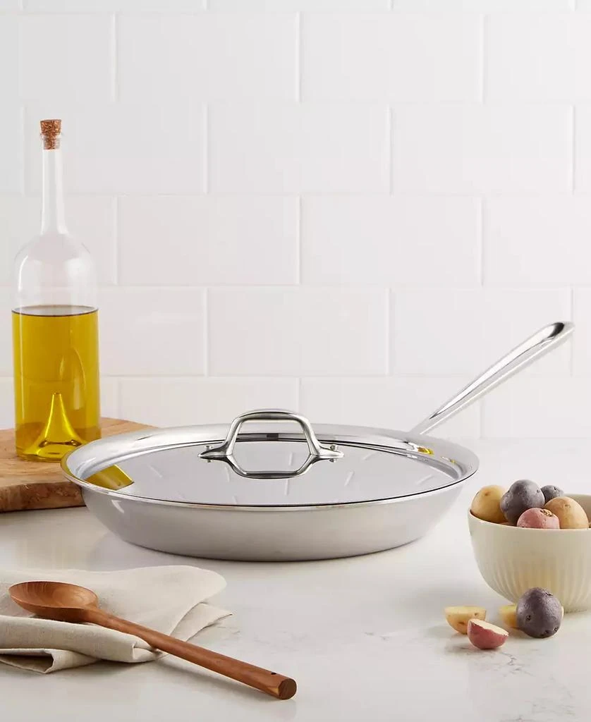 商品All-Clad|Stainless Steel 12" Covered Fry Pan,价格¥968,第1张图片