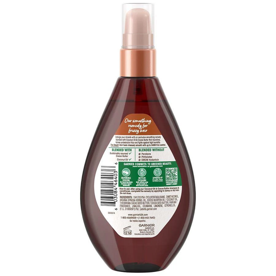 商品Garnier Whole Blends|Smoothing Oil with Coconut Oil & Cocoa Butter Extracts,价格¥66,第2张图片详细描述