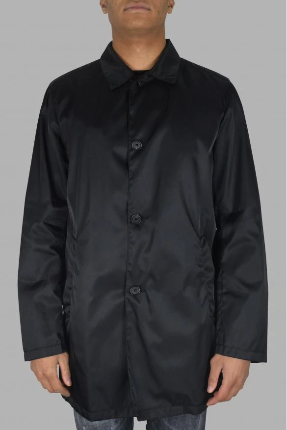 商品Prada|Men's luxury coat prada black coat,价格¥3714,第1张图片