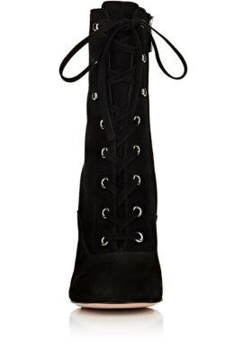 商品Gianvito Rossi|Mackay Suede Ankle Boots,价格¥5571,第4张图片详细描述