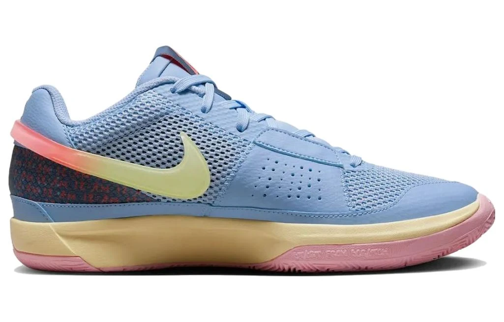 商品[国内直发] NIKE|Ja 1 莫兰特1代 \"Day One\" 时尚百搭 低帮 篮球鞋 男款 蓝黄,价格¥2039,第3张图片详细描述