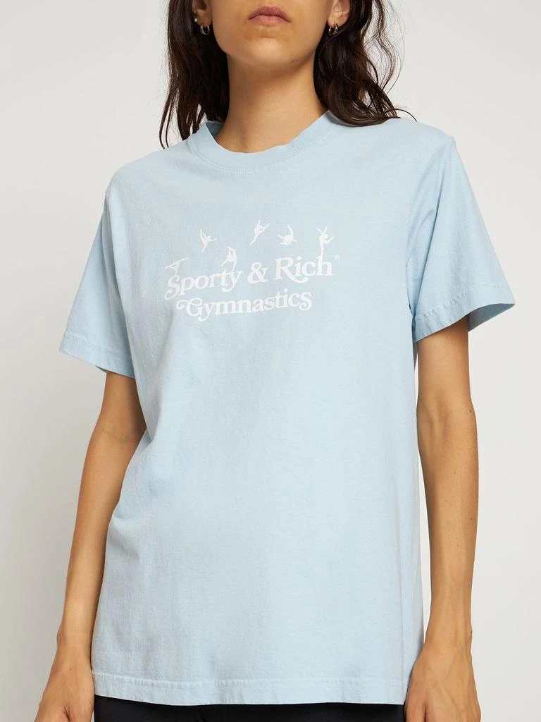 商品Sporty & Rich|Sr Gymnastics T-shirt,价格¥230,第2张图片详细描述