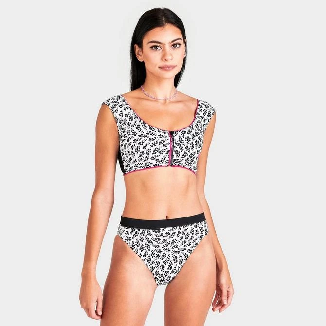 商品NIKE|Women's Nike Party Dots Crop Bikini Top,价格¥38,第3张图片详细描述