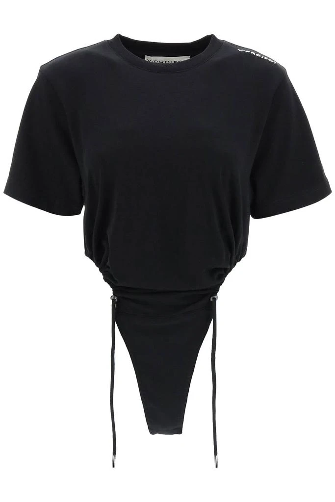 商品Y/Project|Y project ruched t-shirt bodysuit,价格¥1785,第1张图片