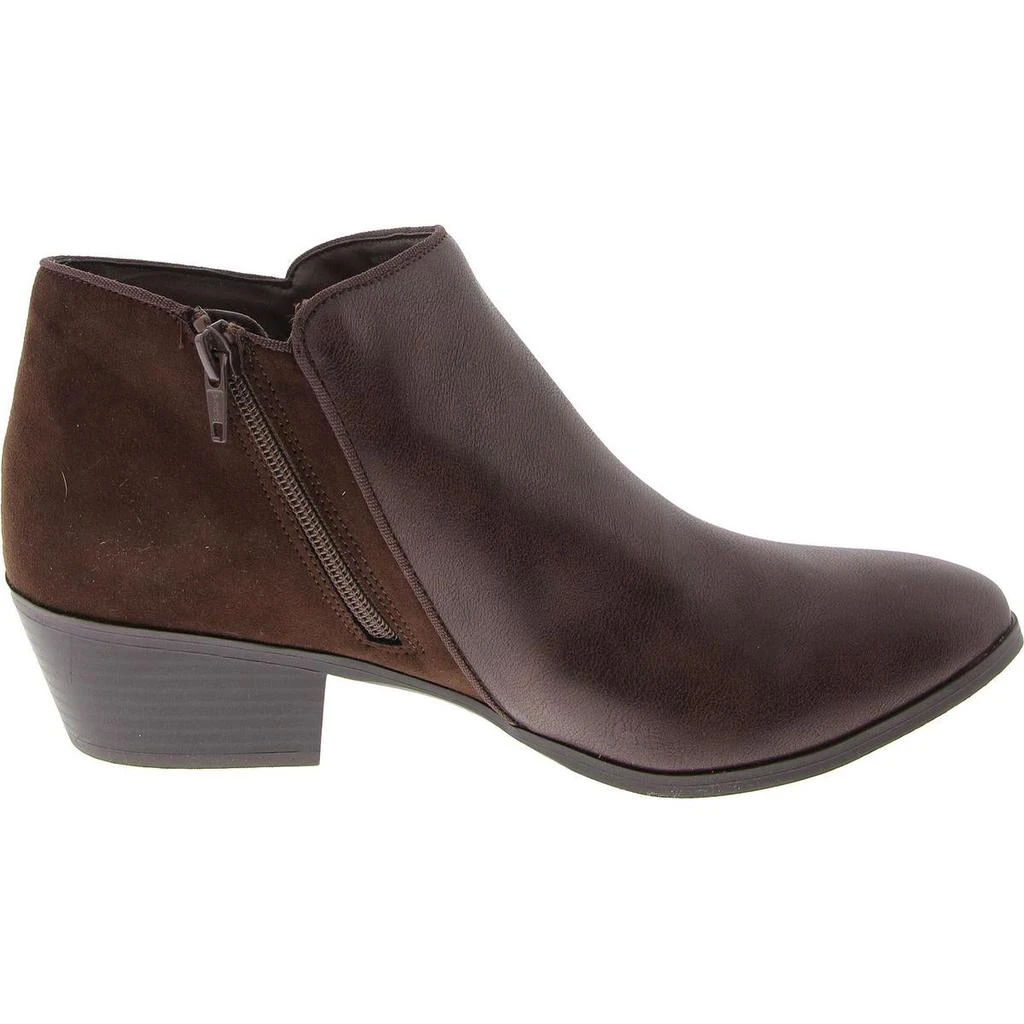 Style & Co. Womens Wileyy Faux Suede Zipper Booties 商品