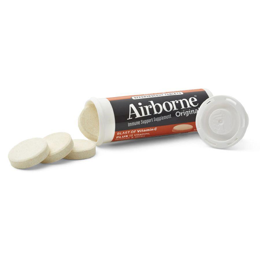 商品Airborne|Effervescent Tablets, Vitamin C - Immune Support Supplement Zesty Orange,价格¥122,第4张图片详细描述