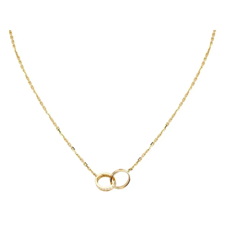 商品[国内直发] Cartier|CARTIER卡地亚 LOVE系列 镶嵌钻石 18k金钻石 项链 女款,价格¥25030,第8张图片详细描述