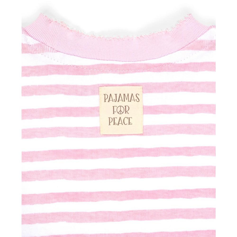 Petal Stripe Baby Boys and Girls 2-Piece Pajama Set商品第3张图片规格展示