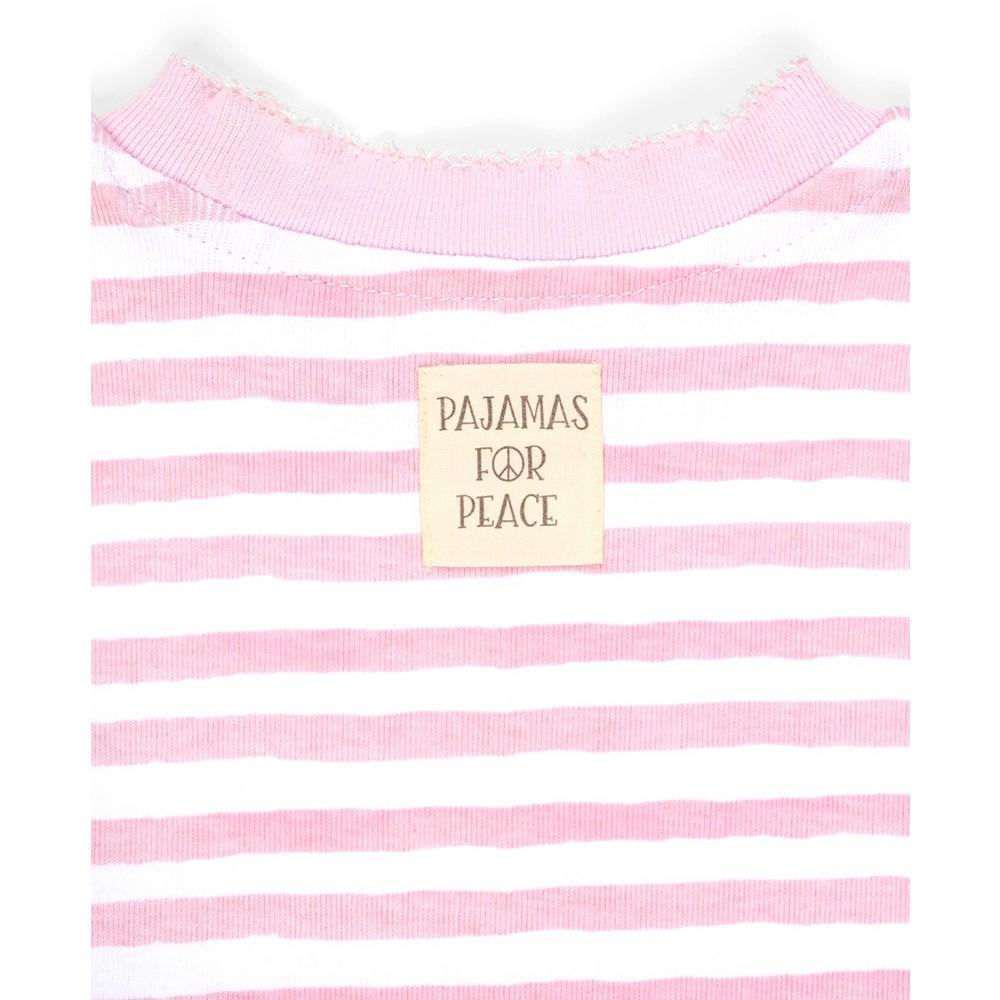 商品Pajamas for Peace|Petal Stripe Baby Boys and Girls 2-Piece Pajama Set,价格¥185,第5张图片详细描述
