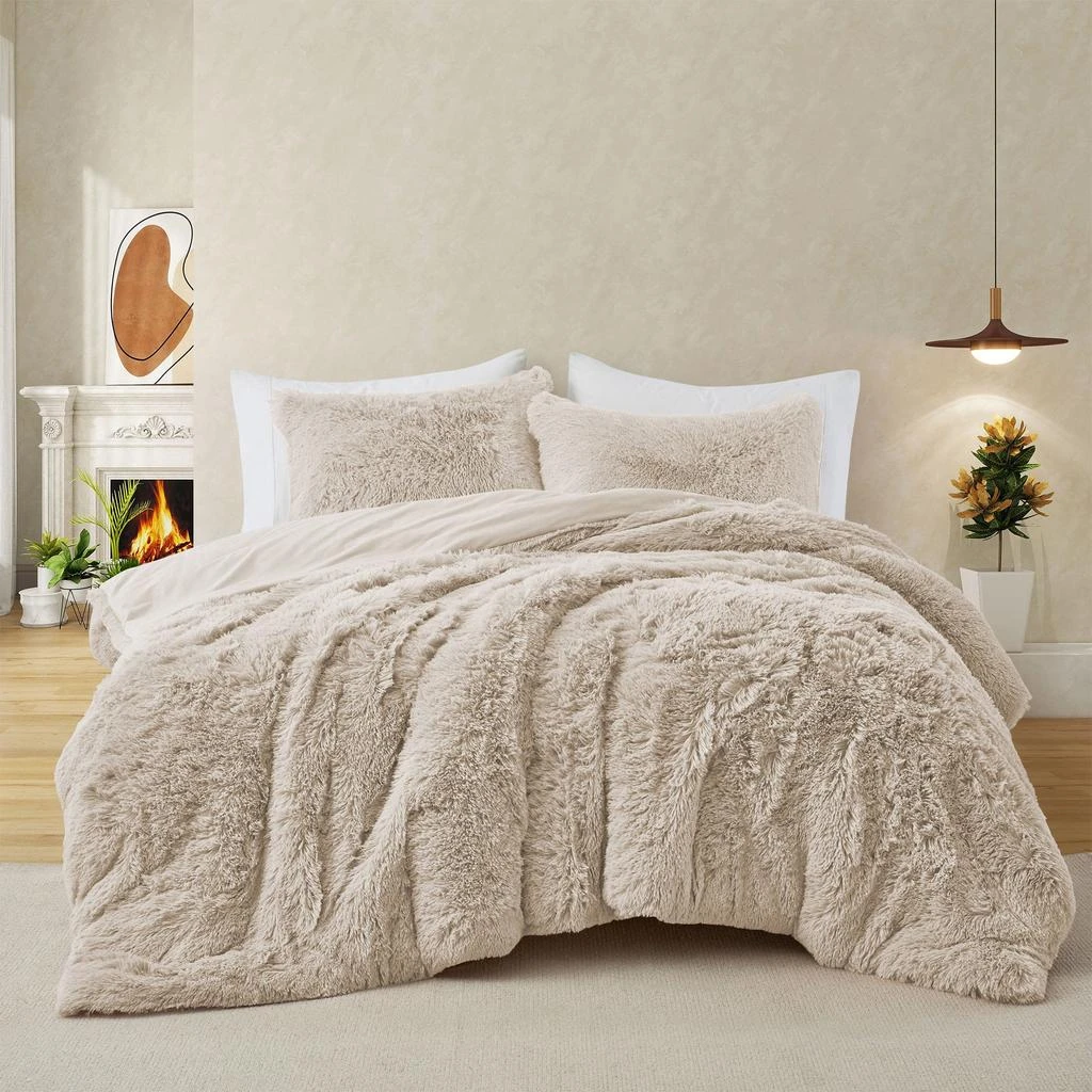 商品Puredown|3PC Faux Fur Comforter set,价格¥706,第2张图片详细描述