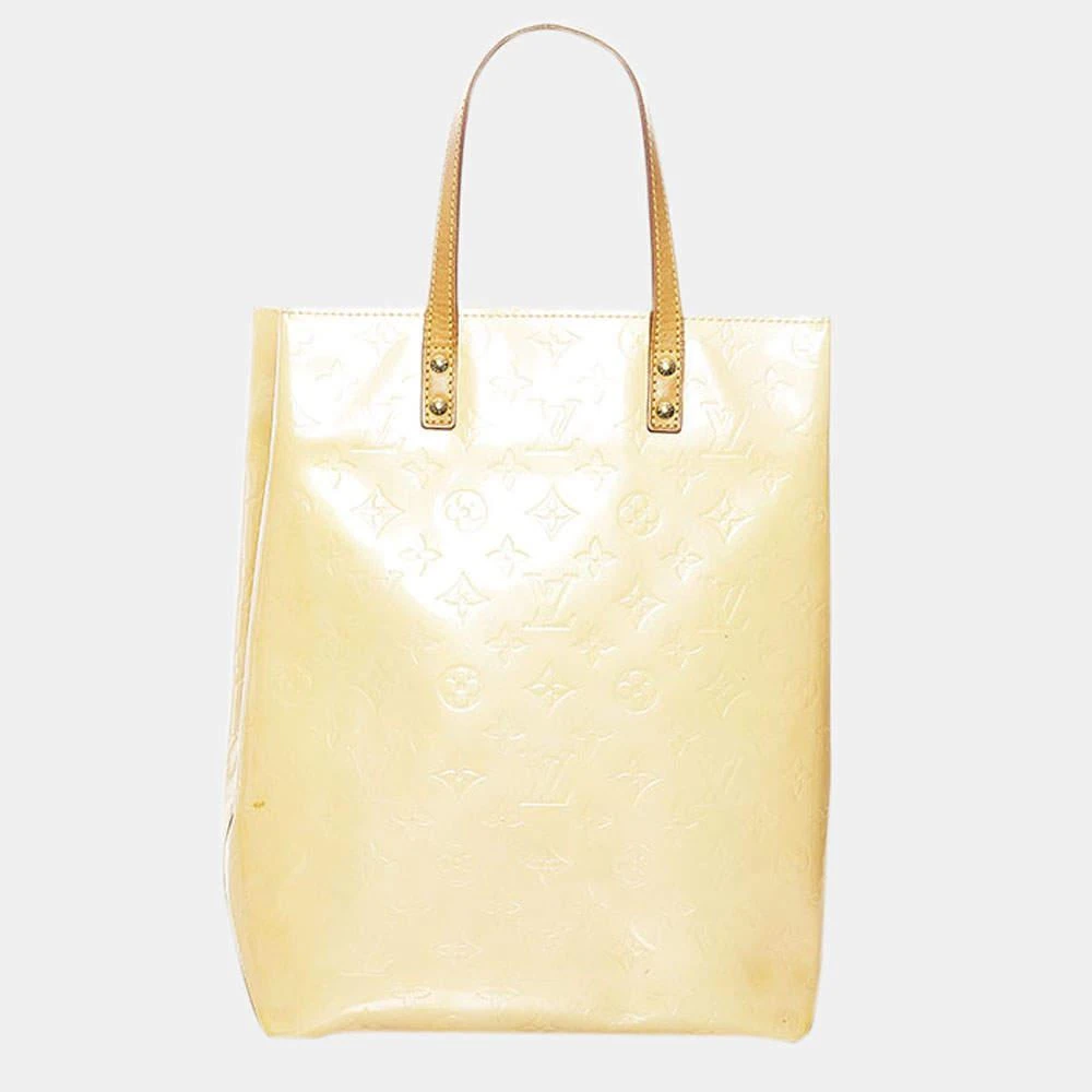 商品[二手商品] Louis Vuitton|Louis Vuitton White Monogram Vernis Reade MM Bag,价格¥3790,第1张图片