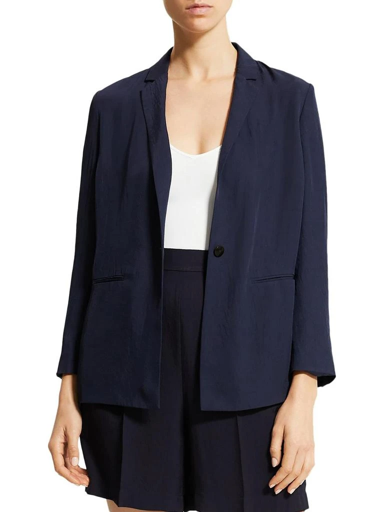 商品Theory|Womens Belted Office One-Button Blazer,价格¥606,第1张图片