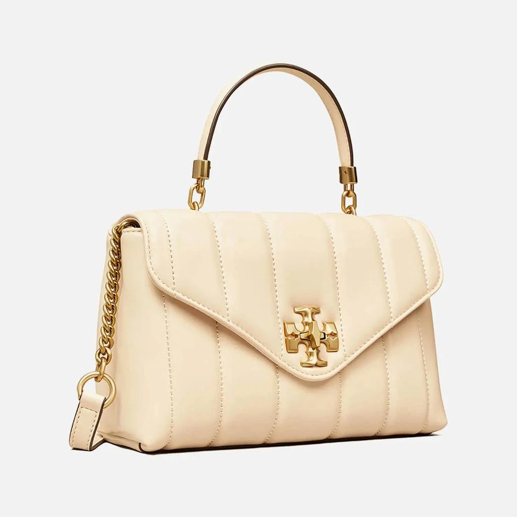商品Tory Burch|Tory Burch Women's Kira Small Top-Handle Satchel - Brie/Rolled Gold,价格¥5418,第2张图片详细描述