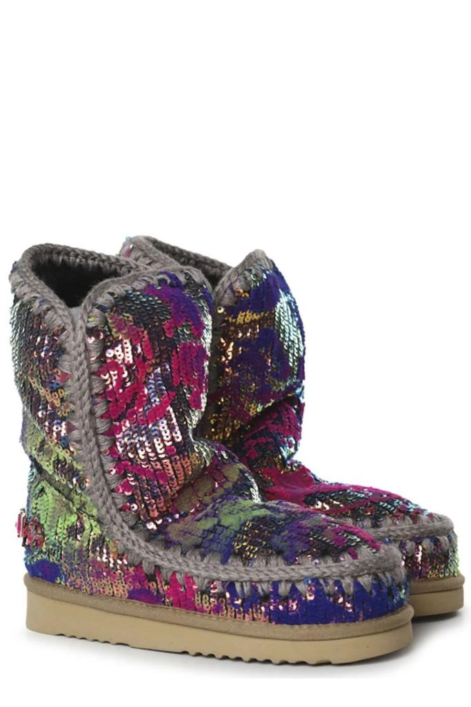 商品Mou|Mou Eskimo 24 Sequin-Embellished Ankle Boots,价格¥3583,第3张图片详细描述